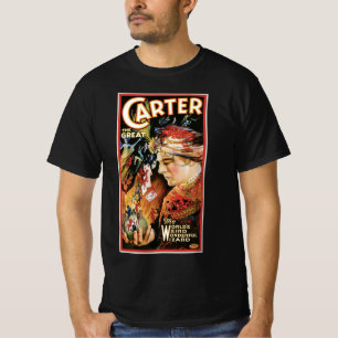 T-shirt Affiche Magique Vintage, Carter le Mystérieux