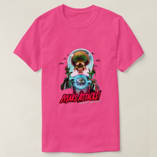 T-shirt Affiche Mars Atacks (Design devant)