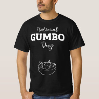 T-shirt Affiche nationale des signes de la journée Gumbo