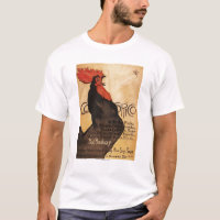 Affiche promotionnelle de coq périodique de