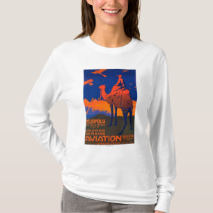 T-shirt Affiche promotionnelle de ligne aérienne françai