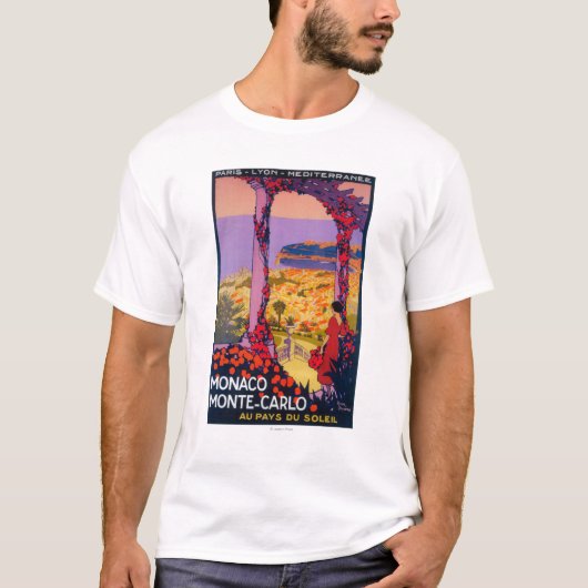 T-shirt Affiche promotionnelle de voyage (Devant)