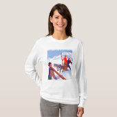 T-shirt Affiche promotionnelle ferroviaire de PLM (Devant entier)