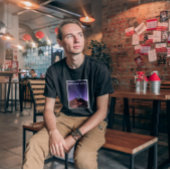 T-Shirt Affiche Rétro Ciel Étoilé Mauna Kea