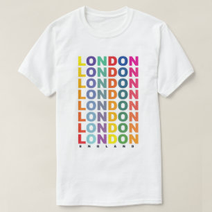 T-shirt Affiche Retro London Angleterre