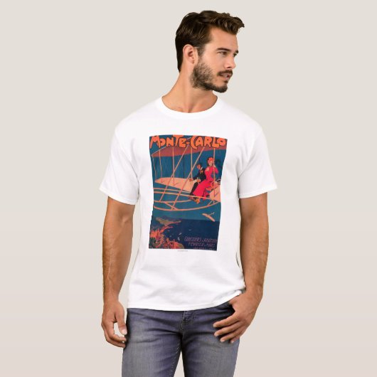 T-shirt Affiche sportive d'aviation (Devant entier)