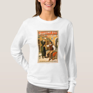 T-shirt Affiche sportive de théâtre de boxe de LifeBoxer