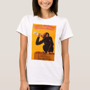 T-shirt Affiche vintage de boisson alcoolisée d'Anisetta