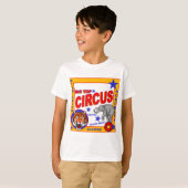 T-shirt Affiche vintage de cirque (Devant entier)