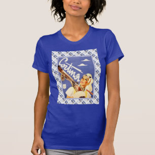 T-shirt Affiche vintage de voyage, Cortina