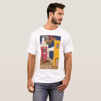 T-shirt Affiche vintage de voyage de l'Espagne