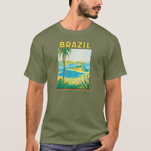 T-shirt Affiche vintage de voyage de Rio Brésil
