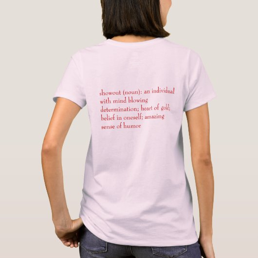 T-SHIRT AFFICHER (Dos)