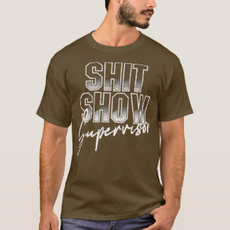 T-shirt Afficher la typographie de style Vintage du superv