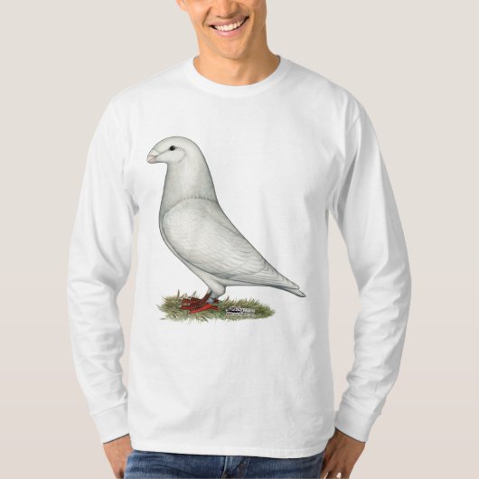 T-shirt Afficher le blanc de la course (Devant)