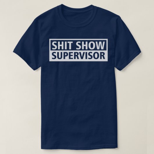 T-shirt Afficher le superviseur (Design devant)