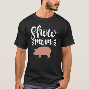 T-shirt Afficher Maman Pig Retro