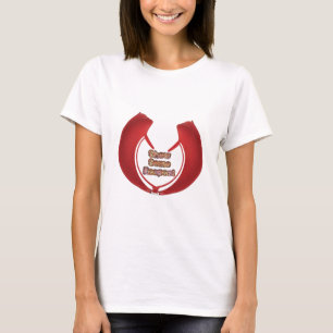 T-shirt Afficher un peu de respect Imprimé