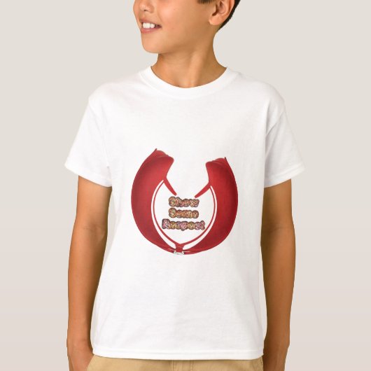 T-shirt Afficher un peu de respect Imprimé (Devant)