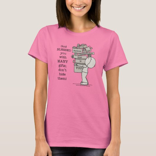 T-shirt Afficher vos cadeaux (Devant)
