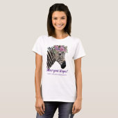 T-shirt Afficher vos rayures Sensibilisation aux maladies  (Devant entier)