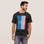 T-shirt AfficherVosRayures Changer de température globale (Devant entier)
