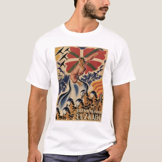 T-shirt Affiches offensive de _Propaganda d'Euzkadi (1937) (Devant)