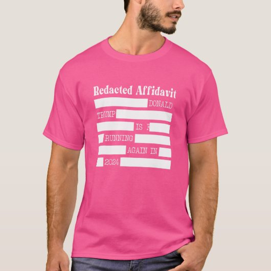 T-shirt Affidavit bloqué (Devant)