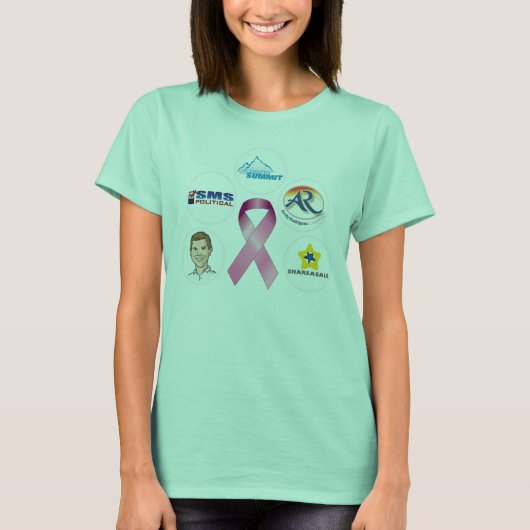 T-shirt AffiliatesAgainstCancer.com (Devant)