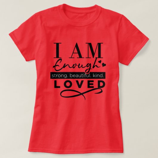 T-shirt Affirmation (Design devant)