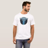 T-shirt Affirmation Bleue MODE ENTRAÎNEMENT EN Marche Stat (Devant entier)