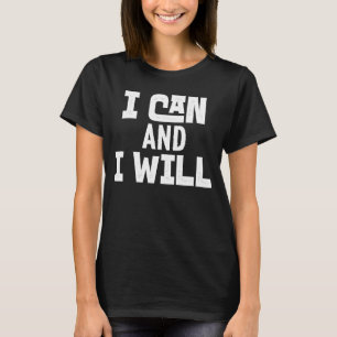 T-shirt Affirmation positive Motivationnelle Puissante Je