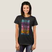 T-shirt Affirmations D'Auto-Motivation Pour L'Humanité (Devant entier)
