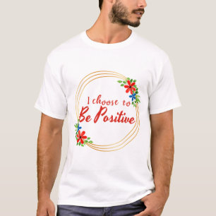 T-shirt affirmations positives citations pour acceptation 