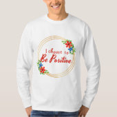 T-shirt affirmations positives citations pour acceptation (Devant)