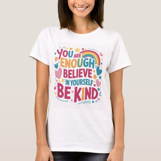 T-shirt Affirmations positives et autonomisation - enfants (Devant)