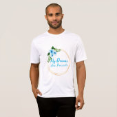T-shirt affirmations positives pour l'acceptation de la vi (Devant entier)