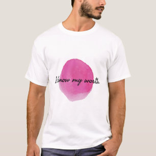 T-shirt affirmations positives pour l'acceptation de soi