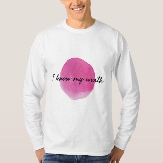 T-shirt affirmations positives pour l'acceptation de soi (Devant)