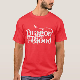 T-shirt affligé de sang de dragon