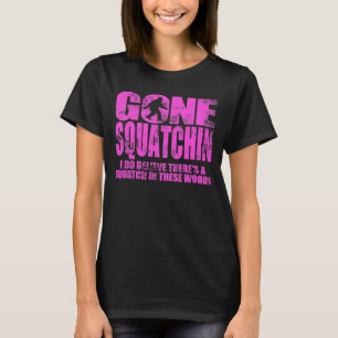 T-shirt affligé par roses indien allé de Squatch
