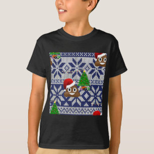 T-shirt affreux pull-over de Noël émoji