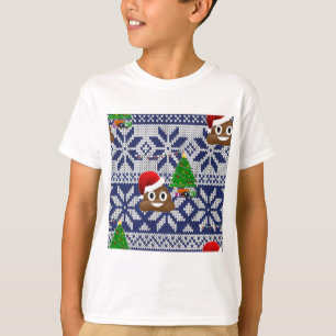 T-shirt affreux pull-over de Noël émoji