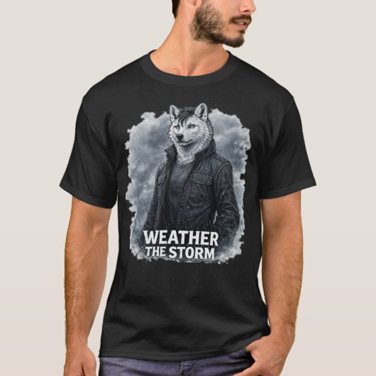 T-shirt Affronter la tempête (Devant)