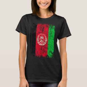 T-shirt AFGHAN DRAPEAU Vintage Afghanistan Drapeau AFGHANI