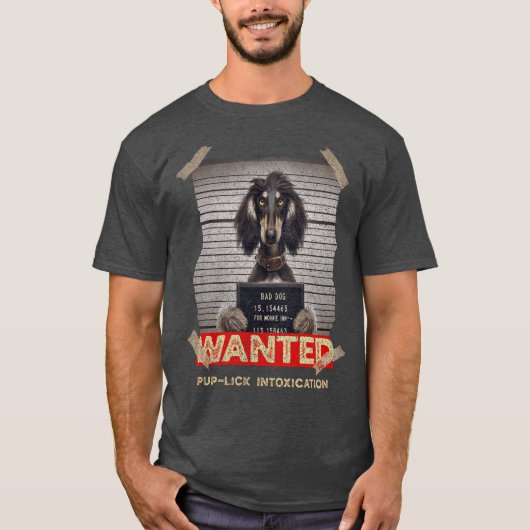 T-shirt Afghan Hound (Devant)