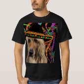 T-shirt Afghan Hound Mexique (Devant)