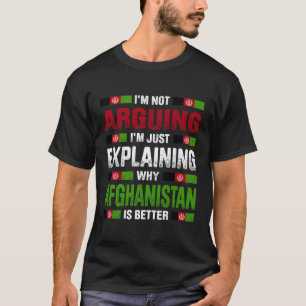 T-shirt Afghanistan Racines afghanes Patrimoine afghan Fiè