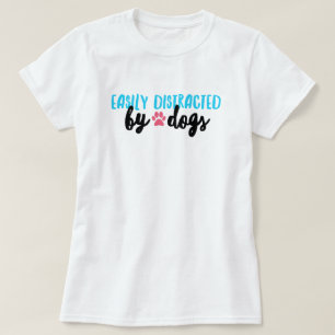 T-shirt 'Afleid door honden'