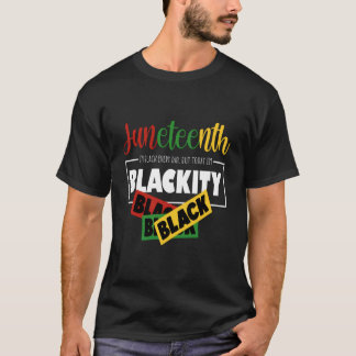 T-shirt Africa Black Unapologetically Free-Ish Since 1865 